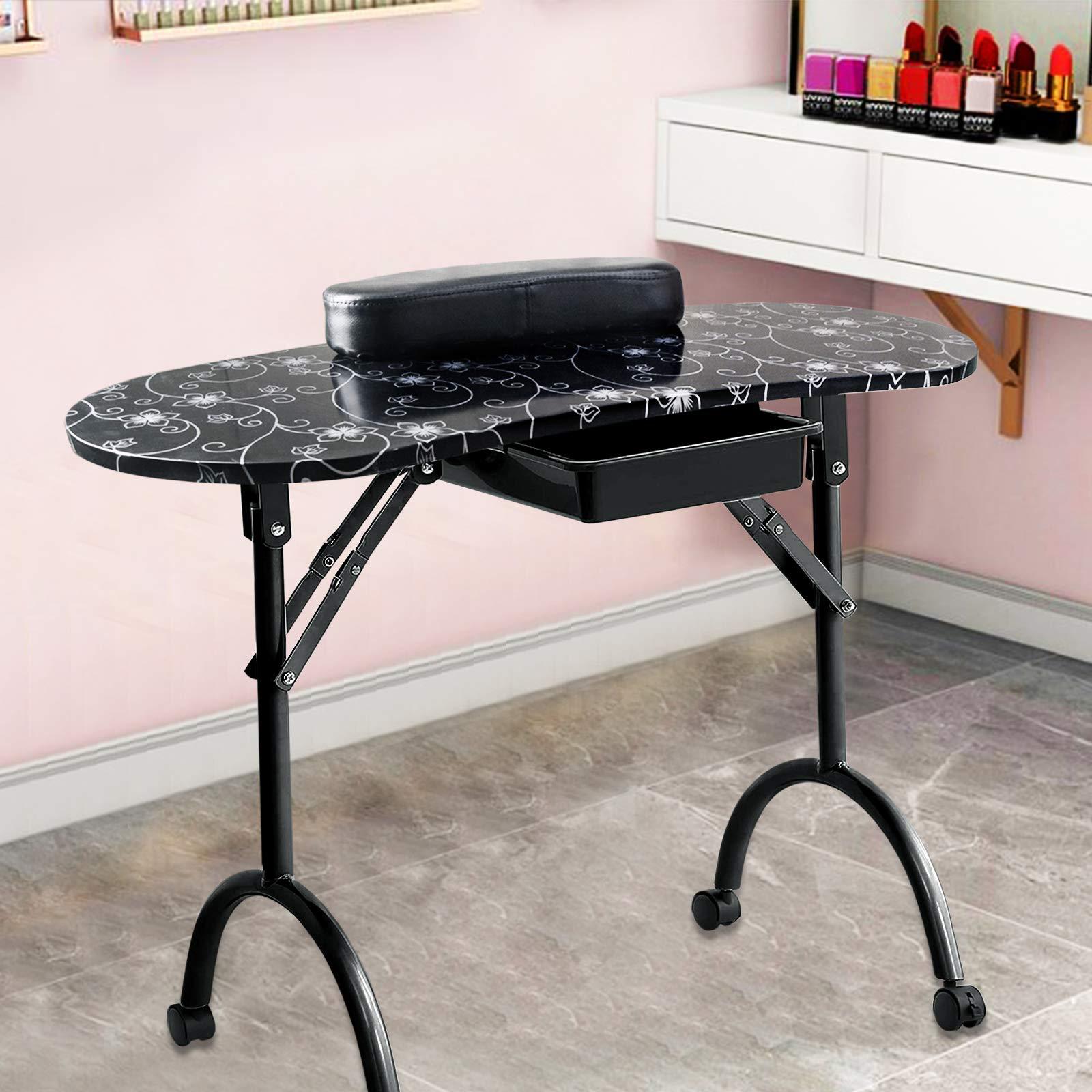 Workbench Portable Fold - Patroon manicuretafel Moderne eenvoudige manicure werktafel