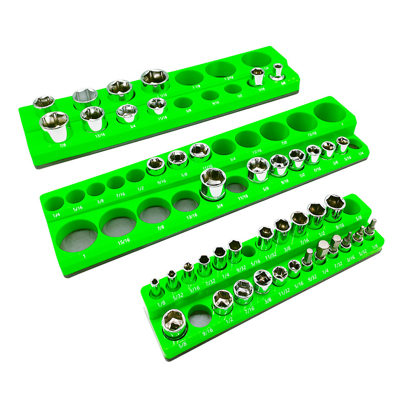 Workshop Tools Box - Socket Organizer Tray Magnetische houder Railopslagrek