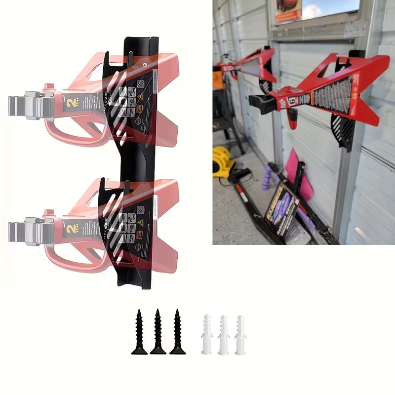 Workshop Tools On Wall - Jack Stand Wandbevestiging Organizer: Jack Stand