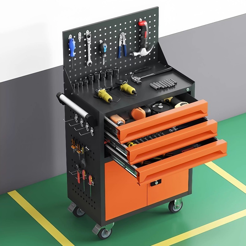 Workshop Tools Box - Autoreparatie gereedschapskar, lade, gereedschapsreparatie, duwbox, multifunctionele