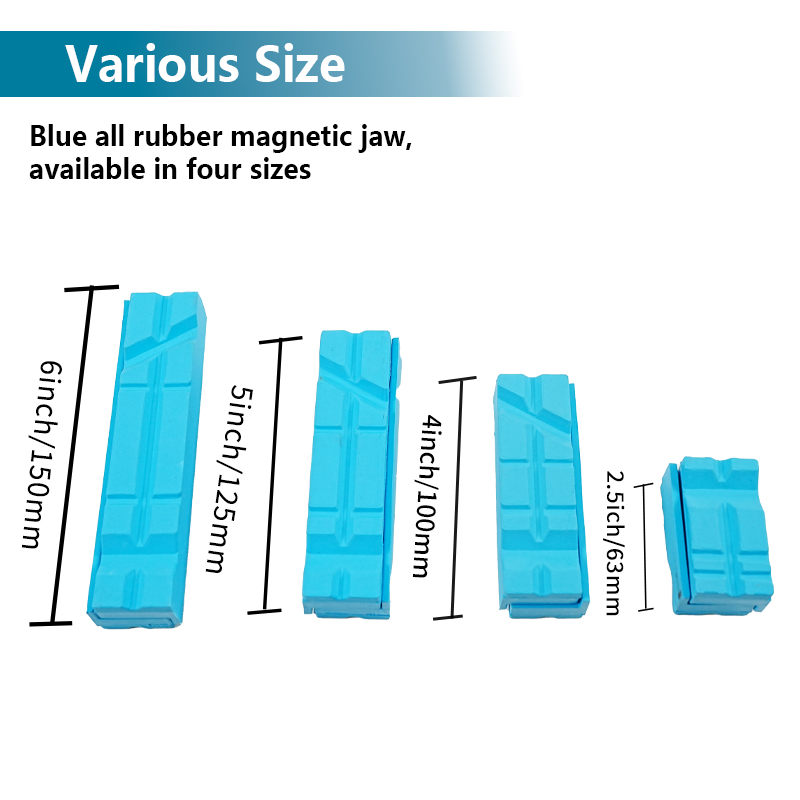 Blauw Rubber Bankschroef Magne - Workshop Tools Vice recensie en prijs