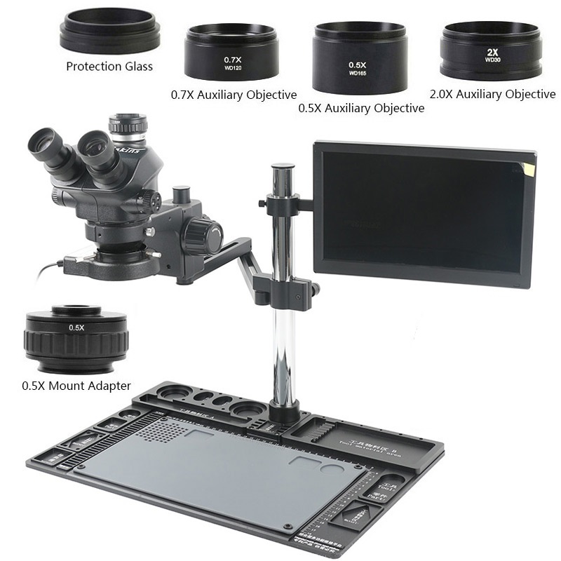 3.5x-100x Zoom Confocal Trinoc - Workbench Portable Fold recensie en prijs