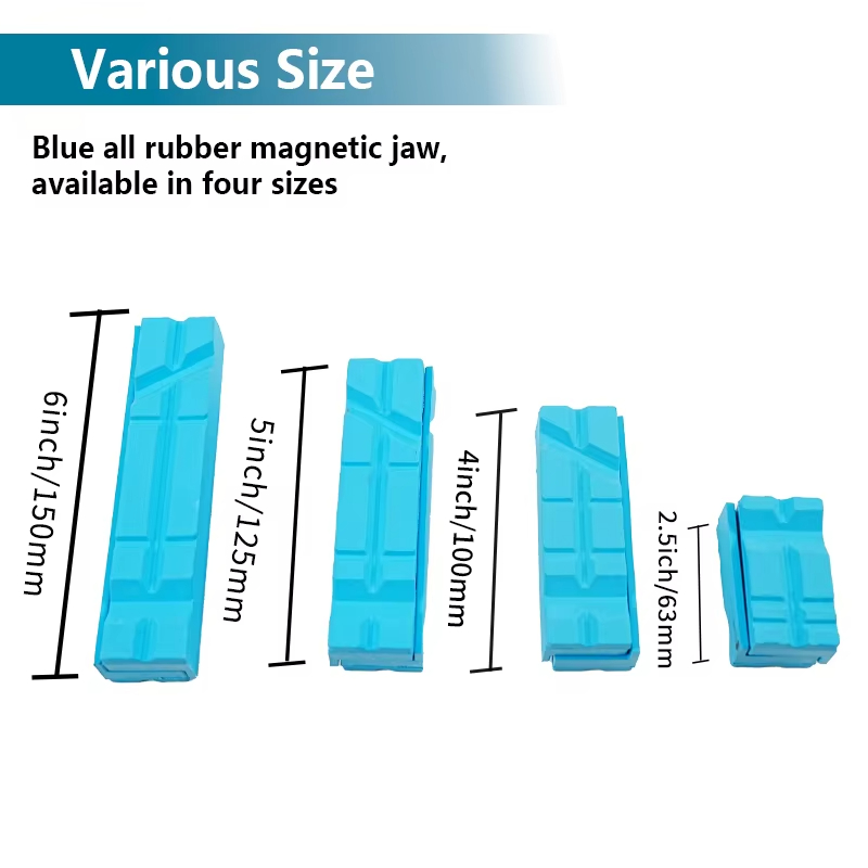 Blauw Rubber Bankschroef Magne - Workshop Tools Vice recensie en prijs