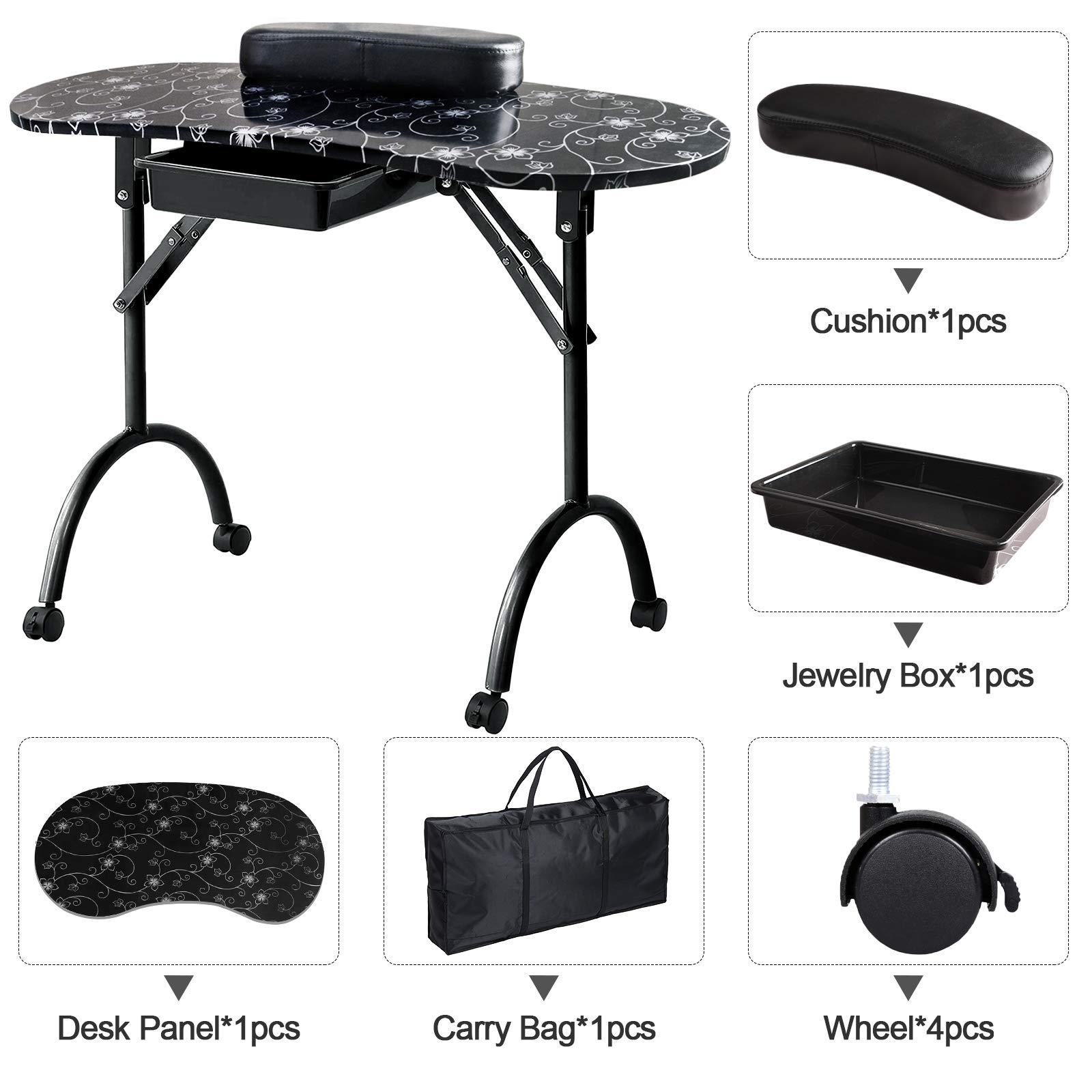 Patroon manicuretafel Moderne  - Workbench Portable Fold recensie en prijs