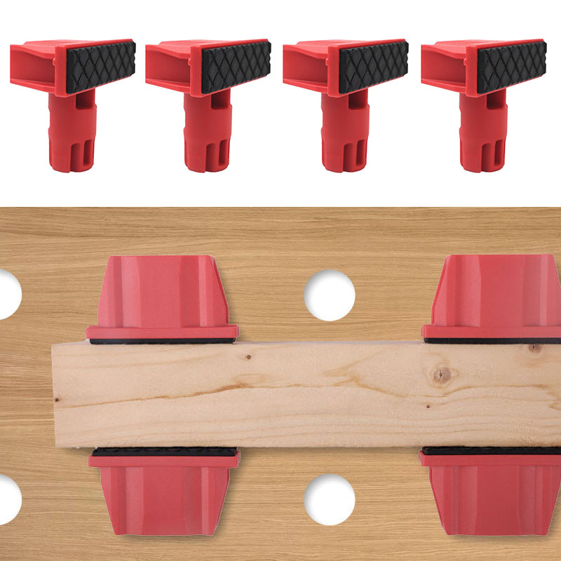 4 stuks kunststof bankhonden,  - Bench Dog Hole recensie en prijs