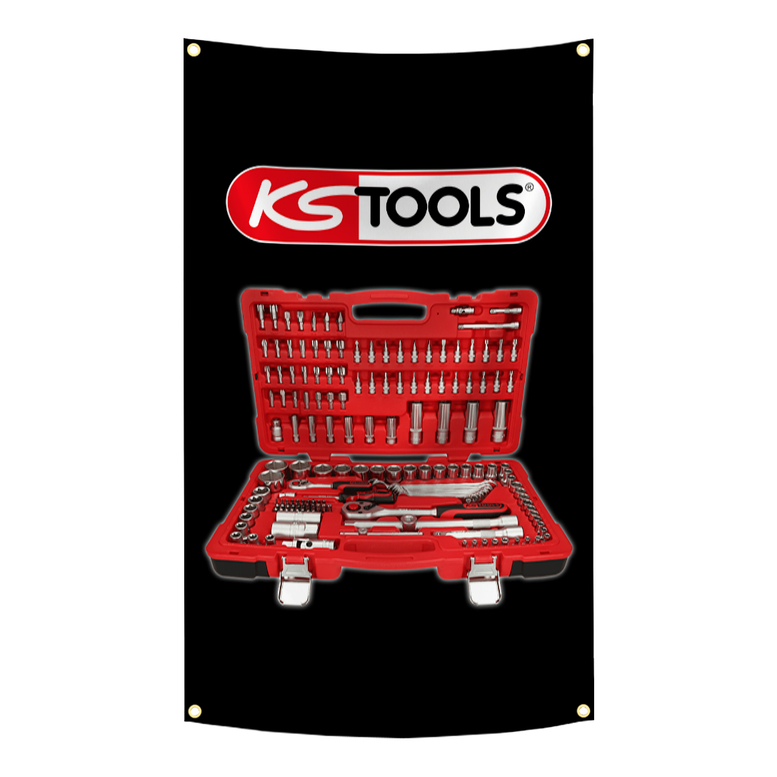 KS TOOLS Merk Vlag Tapijt 3x5  - Ks Tools Workshop recensie en prijs
