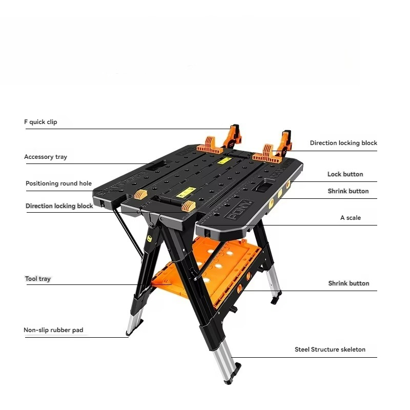 Draagbare opvouwbare werktafel - Workbench Portable Fold recensie en prijs